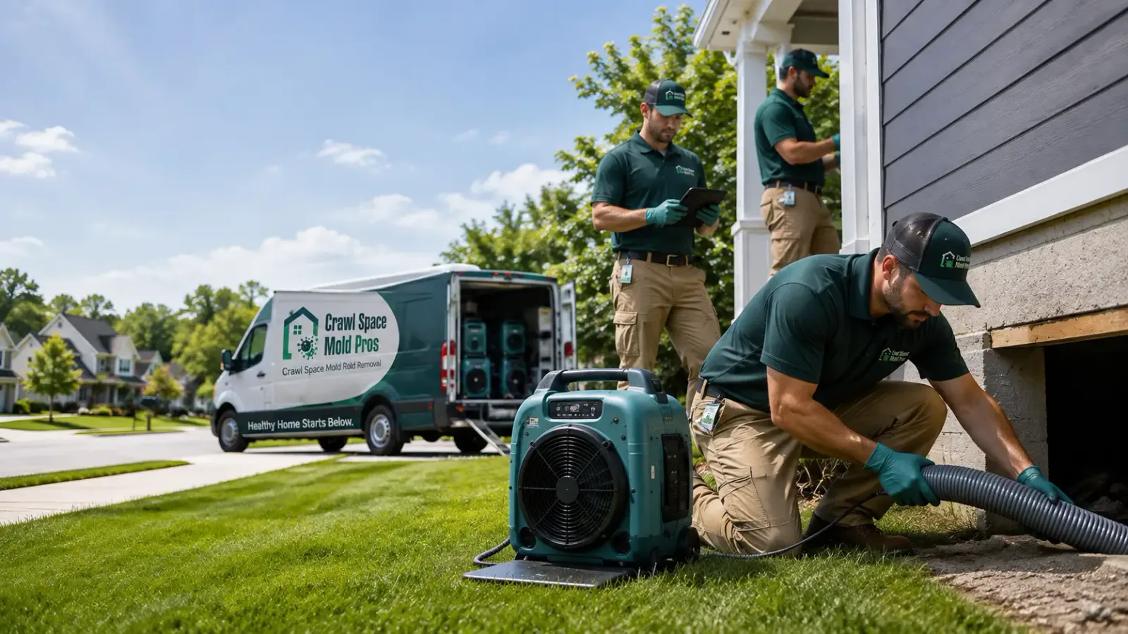 Crawl Space Mold Removal in Lehighton, PA